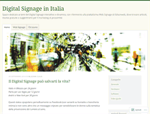 Tablet Screenshot of digital-signage-italia.com